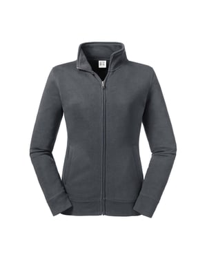 Russell - "Authentic" Sweatjacke für Damen (Grau unifarben)