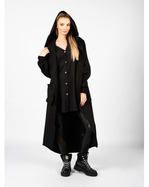 La Haine Inside Us Mantel Unisex-LW623 Damen schwarz