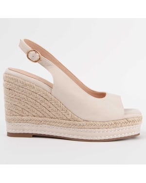 Montevita Sandale Mit Keilabsatz Salia Beige