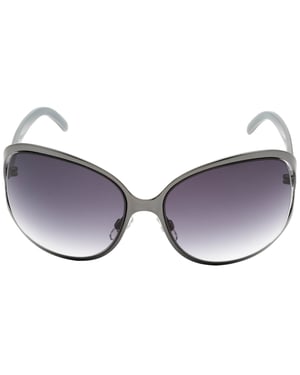 Graue Sonnenbrille mit ovalen Gläsern von Calvin Klein