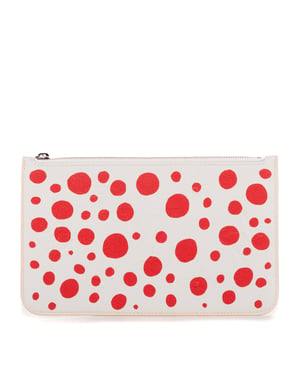 Ltd. Ed. Yayoi Kusama Infinity Dots Neverfull Pouch  Beutel