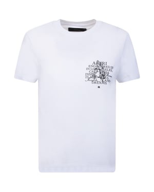 Amiri Precious Memories Design Weißes T-Shirt