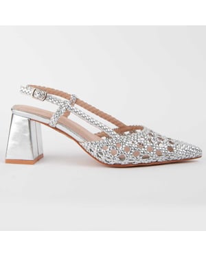 Montevita Absatzschuh Carola Silber
