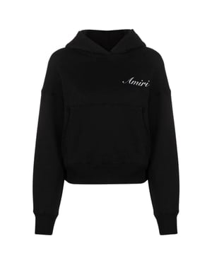 Amiri MA Script Kapuzenpullover - Schwarz