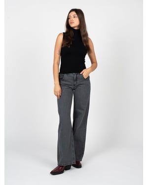 La Haine Inside Us Jeans Wide Leg Damen grau