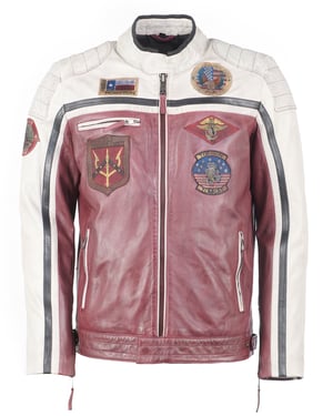 Top Gun Lederjacke TGJ1005