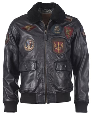 Top Gun Lederjacke TGJ1001