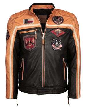 Top Gun Lederjacke TGJ1005