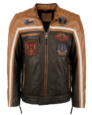 Top Gun Lederjacke TGJ1005