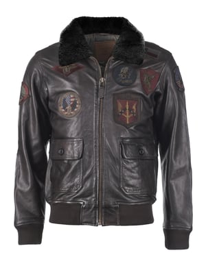 Top Gun Lederjacke TGJ1001