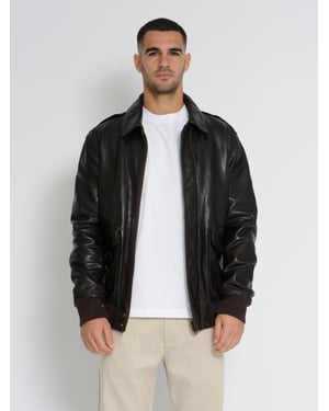 Top Gun Lederjacke TG2023003