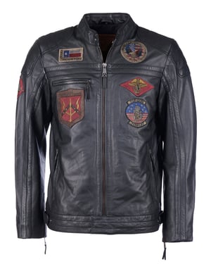 Top Gun Lederjacke TGJ1005