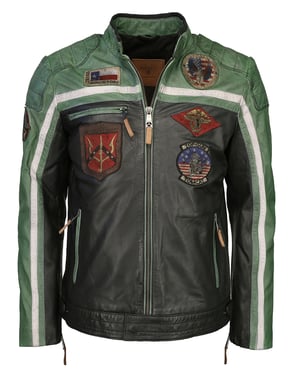 Top Gun Lederjacke TGJ1005