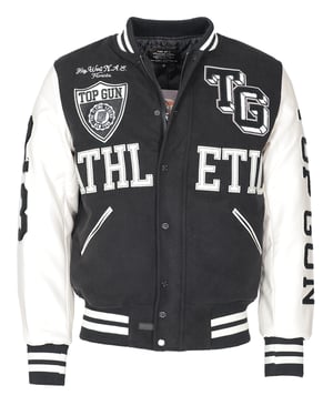 Top Gun College Jacke TG23001 im Materialmix