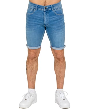 Enzo | Herren Slim Fit Denim Shorts