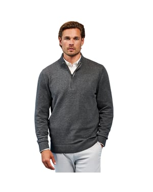 Asquith & Fox - Sweatshirt, Mit Reißverschluss für Herren (Holzkohle)