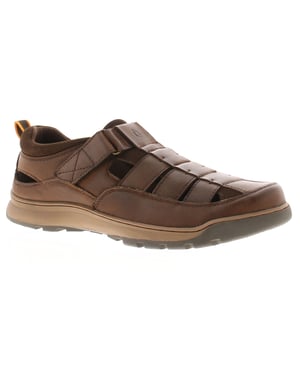 Hush Puppies Herren Sandalen Komfortable Rucker Leder braun