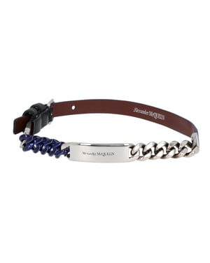 Alexander McQueen Armbänder Herren Schwarz
