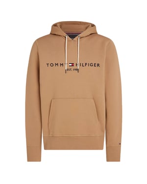 Tommy Hilfiger Logo Hoodie Braun