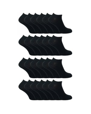 24er Pack Multipack Baumwolltrainingssocks für Herren & Damen