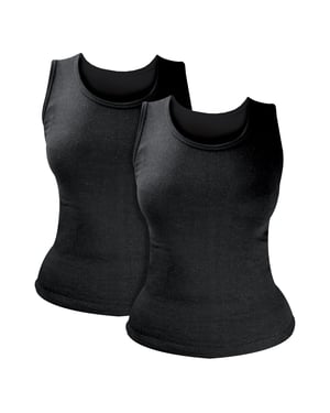 2er-Pack Damen Thermo ärmelloses Top für den Winter
