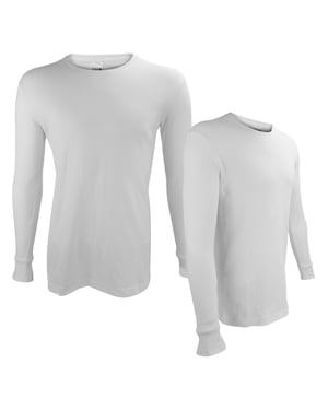 2er-Pack Herren Thermooberteile Langarm | Warmes Winter-Fleece-Unterziehshirt