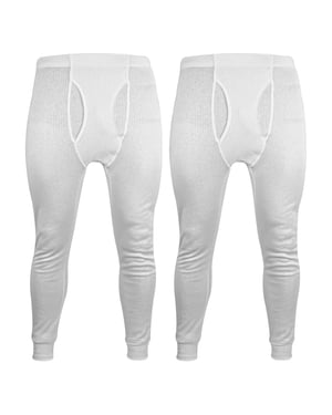 2er-Pack Herren Thermo-Langunterhosen | Winter-Basisschicht Thermounterwäsche