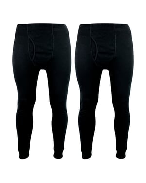 2er Pack Herren Thermo Langunterhosen | Winter-Basislagerschicht Thermounterwäsche