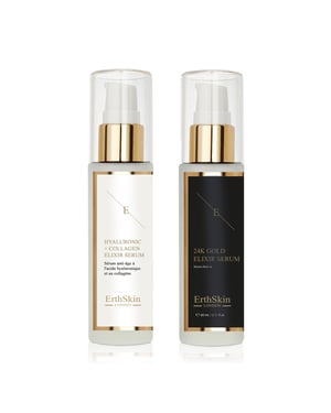 ANTI-WRINKLE ELIXIR SERUM 24K GOLD - 60ml + Hyaluronsäure & Kollagenserum - 60ml