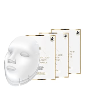 Hyaluronsäure- und Kollagen-Maske - 3 Blatt x 3