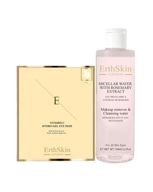 Vitamin C Hydrogel Augenpads x 5 + Mizellenwasser mit Rosmarin-Extrakt 150ml