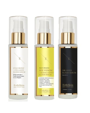 Bienengift + Manuka Honig Elixier Serum 60ml + Hyaluronsäure & Kollagen Serum - 60ml + ANTI-WRINKLE ELIXIR SERUM 24K GOLD - 60ml