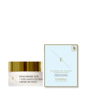 Hyaluronsäure + Kollagen Pro Age Augencreme 30ml + Hyaluronsäure + Kollagen Hydrogel Augenpads 5 X 2