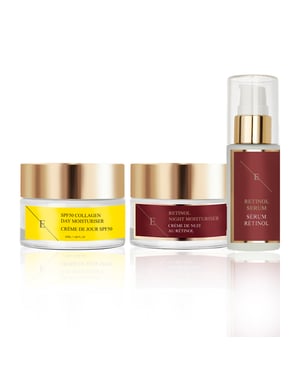 Retinol-Serum 30 ml + Retinol-Nachtfeuchtigkeitscreme 50 ml + Spf50 Kollagen Tagescreme 50 ml