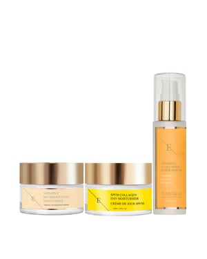 VITAMIN C + COLLAGEN ELIXIR SERUM 60ML + Vitamin C Bio Brightening Moisturiser 50ml +SPF 50 Collagen Tagescreme 50ml