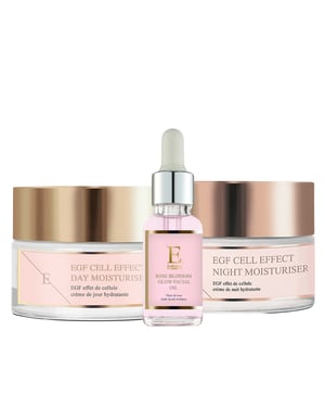 EGF Cell Effect Day Moisturizer + EGF Cell Effect Night Moisturier + Rose Blossom Facial Oil 30ml