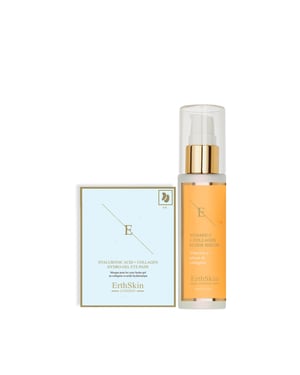 VITAMIN C + COLLAGEN ELIXIR SERUM 60ML + Hyaluronsäure + Kollagen Hydrogel Augenpads 5 X 2