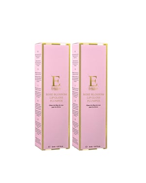2 x Rosenblüten-Lippen-Gloss Plumper 8 ml