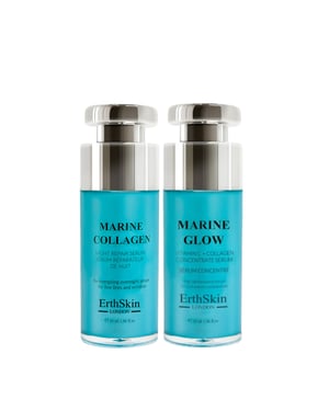 Marine Kollagen Nacht Reparaturserum 30ml  
Marine Glow Vitamin C + Kollagen Konzentratsserum 30ml