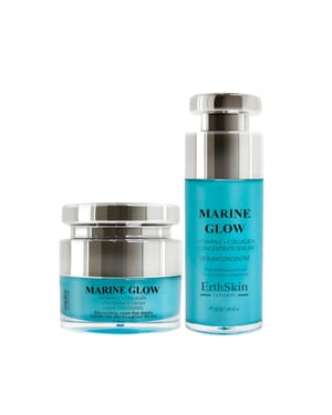 Marine Glow Vitamin C + Kollagen-Konzentrat Serum 30ml + Marine Glow + Vitamin C-Konzentrat Creme 50ml
