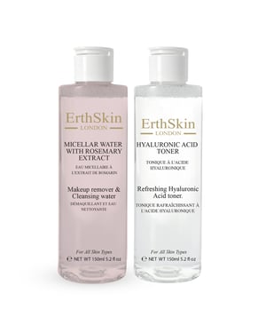 Erfrischendes Hyaluronsäure-Tonikum 150ml + Mizellenwasser mit Rosmarin-Extrakt 150ml