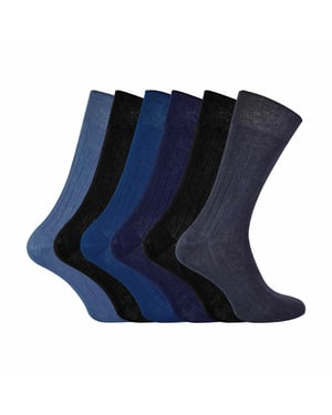 6er-Pack Herren Socken aus 100% ägyptischer Baumwolle