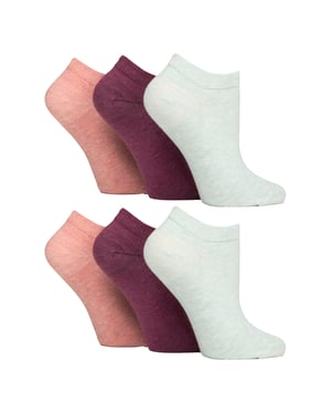 6er Pack Damen Diabetiker Trainingssocken | Extra breite Socken für geschwollene Füße