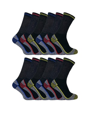12 Paare Unisex Weiche Atmungsaktive Bambus Arbeitssocken