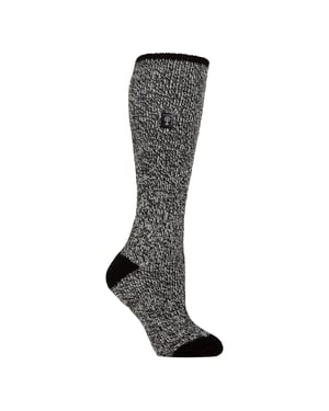 Damen Thermo-Gummistiefel-Socken | Lange Kniestrumpf Dicke Stiefelsocken