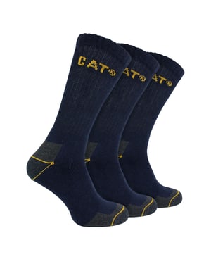 Herren 3er-Pack Real Work Socken mit gepolstertem Fersen- und Zehenbereich