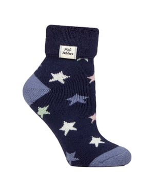 Gemütliche Umklapp-Bündchen-Loungesocken | Warme Wintersocken für Damen