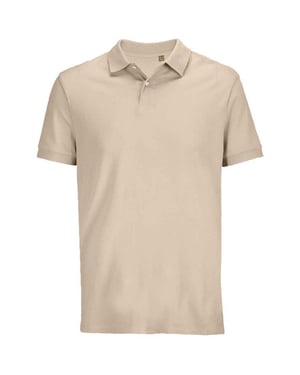 SOLS - "Pacific" Poloshirt Doppelnähte für Herren/Damen Unisex (Leinen)