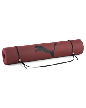 Puma Logo Burgunder Yoga Matte