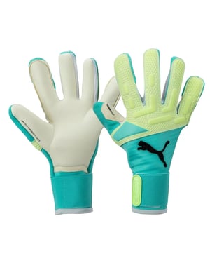 Puma Future Pro Hybrid Grüne Torwarthandschuhe für Herren